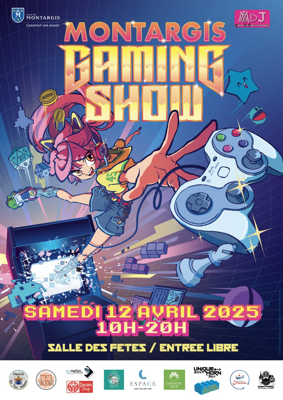 Espace Otakou aux côtés du Réseau Français pour le Montargis Gaming Show&nbsp;!